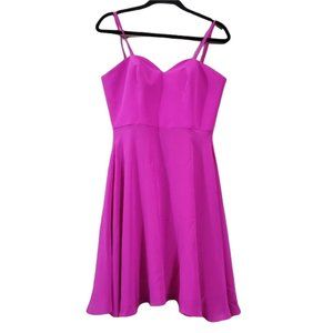 Naven Heartthrob Mini Circle Dress in Pop Pink
